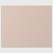 Papier Cadeau Accueillant bébé rose (Plat)