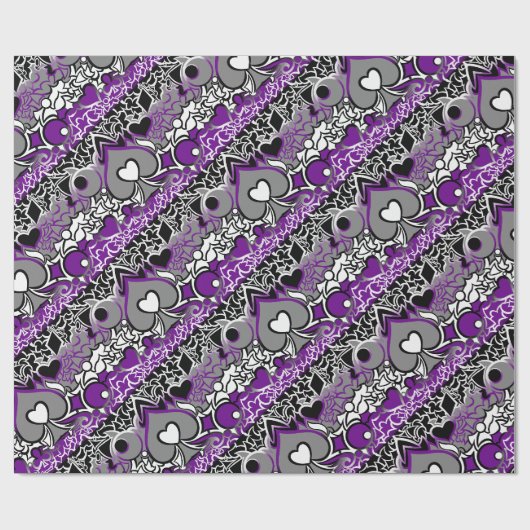 Papier Cadeau Ace Pride Squiggle (Plat)