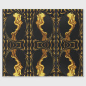 Papier Cadeau Achempong Zazzle: Luxury Swirl Abstract Art Gift W (Plat)