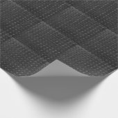 Papier Cadeau Acier noir, texture métallique floutée. (Coin)