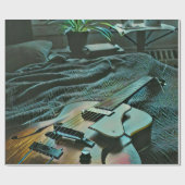 Papier Cadeau Acoustic guitar player (Plat)