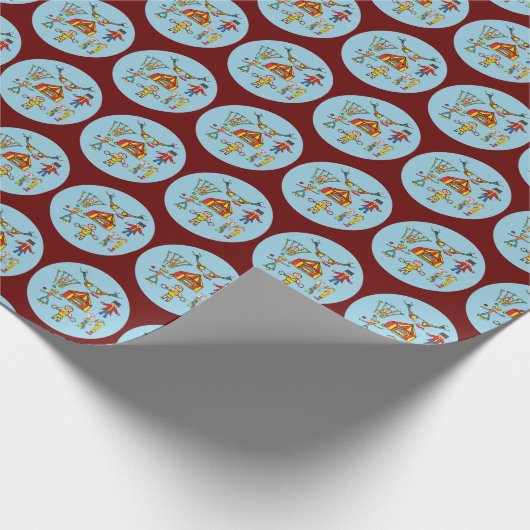 Papier Cadeau Actes du cirque (Coin)