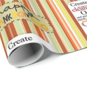 Papier cadeau Action de grâce (Coin rond)