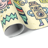 Papier Cadeau Activités de créativité Drôle Drôle Dodle jeu de d (Coin rond)