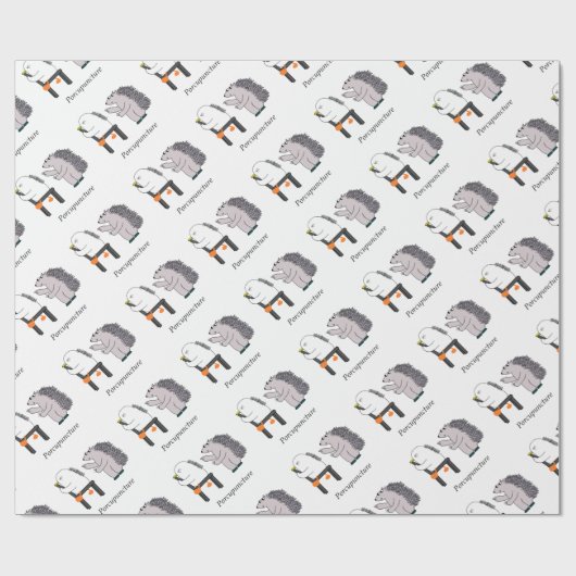 Papier Cadeau acuponcture (Plat)