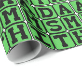 Papier Cadeau Adam Smith, philosophe écossais (Coin rond)