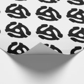 Papier Cadeau Adaptateur vinyle 7 pouces 45 tr/min pour insérer  (Coin)