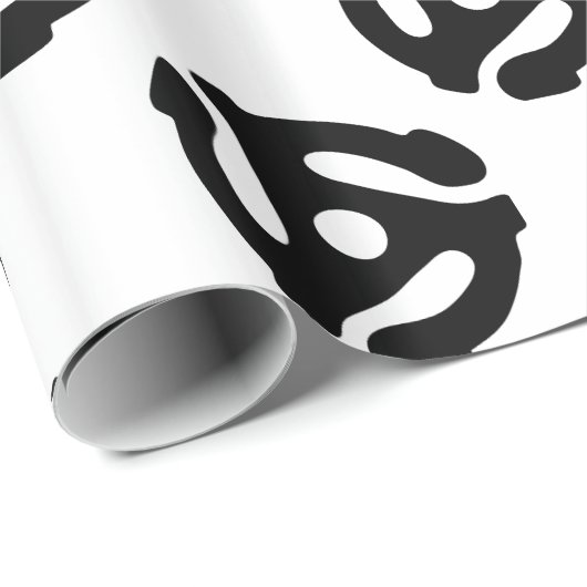 Papier Cadeau Adaptateur vinyle 7 pouces 45 tr/min pour insérer  (Coin rond)