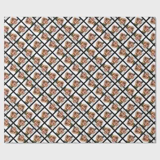 Papier Cadeau Add One Photo to make a Crazy Collage (Plat)