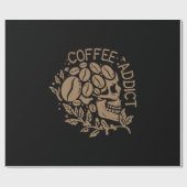 Papier Cadeau Addicateur de café Art (Plat)