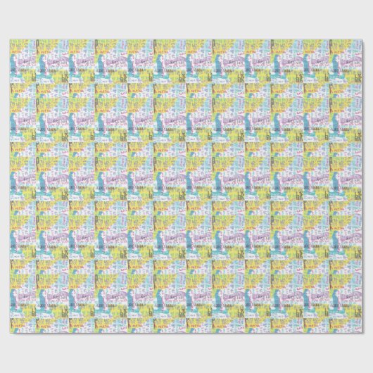 Papier Cadeau Addis-Abeba Sefer (Plat)