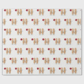 Papier Cadeau Adhesive Bandage Cheerleaders On White (Plat)