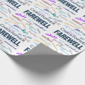 Papier Cadeau Adieu adieu départ (Coin)