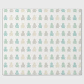 Papier Cadeau Adirondack côtier Chaises Lake House Beach House (Plat)