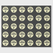 Papier Cadeau ADN Bonobo de singe chimpanzé (Plat)