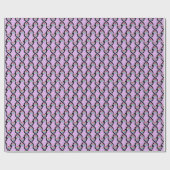 Papier Cadeau ADN Double Hélix Science Design Papier d'enveloppe (Plat)