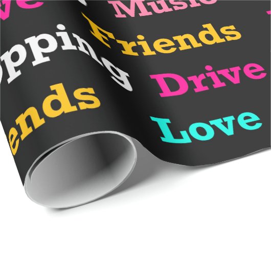 Papier Cadeau Ado Dream Motif (Coin rond)