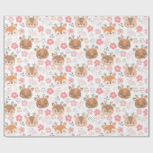 Papier Cadeau Adorable Cerf (Plat)