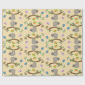 Papier Cadeau Adorable Motif de fentes (Plat)