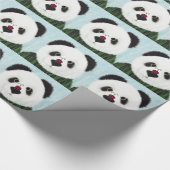 Papier Cadeau Adorable Ours De Panda (Coin)