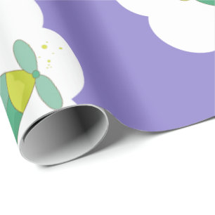 Papier Cadeau Adorable Pastel Étiquette Teddy Bear Wrapper Papie