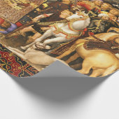 Papier Cadeau ADORATION DE MAGI Gentile Da Fabriano, Noël (Coin)