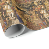 Papier Cadeau Adorazione dei Magi (Coin rond)