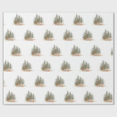 Papier Cadeau Adventure Begin Baby Shower (Plat)