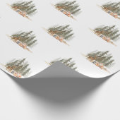 Papier Cadeau Adventure Begin Baby Shower (Coin)