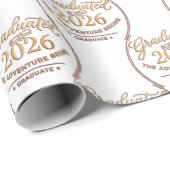 Papier Cadeau Adventure / Graduación Papel de regalo (Coin rond)