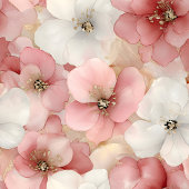 Papier Cadeau Aerial blush pink and gold birthday wrapping roll