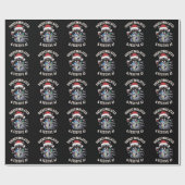 Papier Cadeau AF Raccoon Espresso Lover surstimulé et festif (Plat)