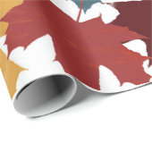 Papier Cadeau Affaire Autumn Leaves (Coin rond)