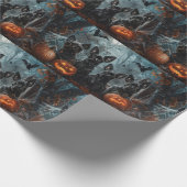 Papier Cadeau Affenpinscher Halloween nuit chien délice (Coin)