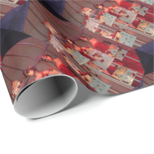 Papier Cadeau Affichage de la fenêtre de Noël New York