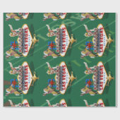 Papier Cadeau Affiche de bienvenue Las Vegas (Plat)