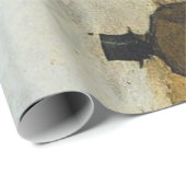 Papier Cadeau Affiche de Decoupage de cavaliers de casquette (Coin rond)