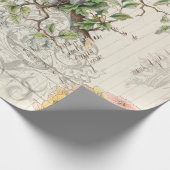 Papier Cadeau Affiche de Decoupage d'éphémères d'oiseau (Coin)