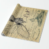 Papier Cadeau Affiche de l'ange 60lb Decoupage de forme de robe (Déroulé)