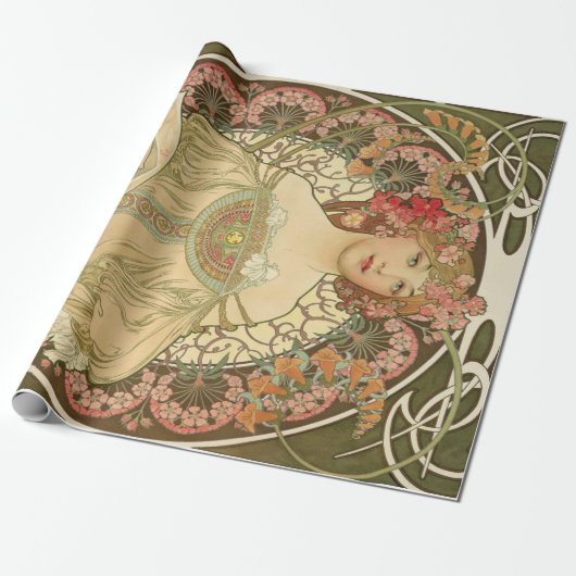 Papier Cadeau Affiche de Nouveau Decoupage d'art (Déroulé)