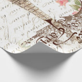 Papier Cadeau Affiche de Paris au printemps 60lb Decoupage (Coin)