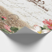 Papier Cadeau Affiche de Paris au printemps 60lb Decoupage (Coin)