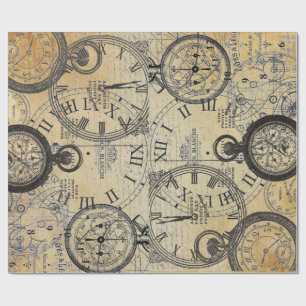 Papier Cadeau Affiche de Tock 60lb Decoupage de coutil