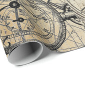 Papier Cadeau Affiche de Tock 60lb Decoupage de coutil (Coin rond)