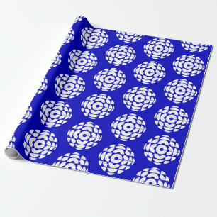 Papier Cadeau Affiche du logo bleu CBC 1986