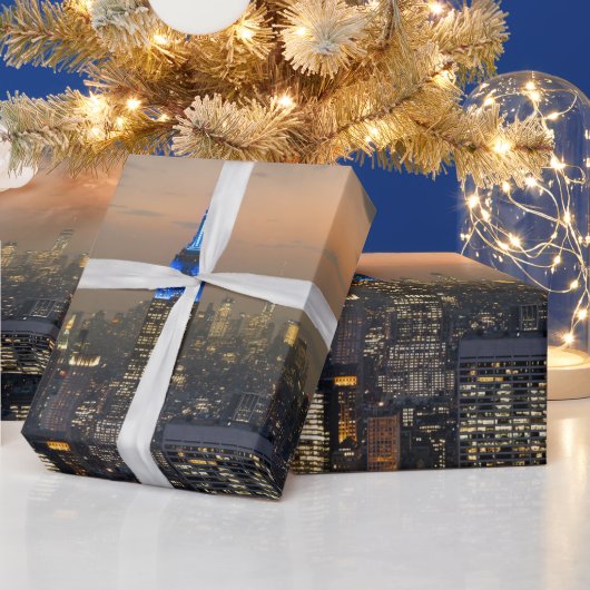 Papier Cadeau Affiche emblématique de l'Empire State Building de (Vacances)