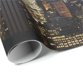 Papier Cadeau Affiche emblématique de l'Empire State Building de (Coin rond)