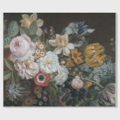 Papier Cadeau Affiche florale fine de Decoupage (Plat)