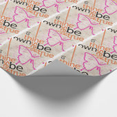 Papier Cadeau Affiche motivationnelle (Coin)