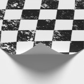 Papier Cadeau Affiche noire et blanche de Decoupage de harlequin (Coin)